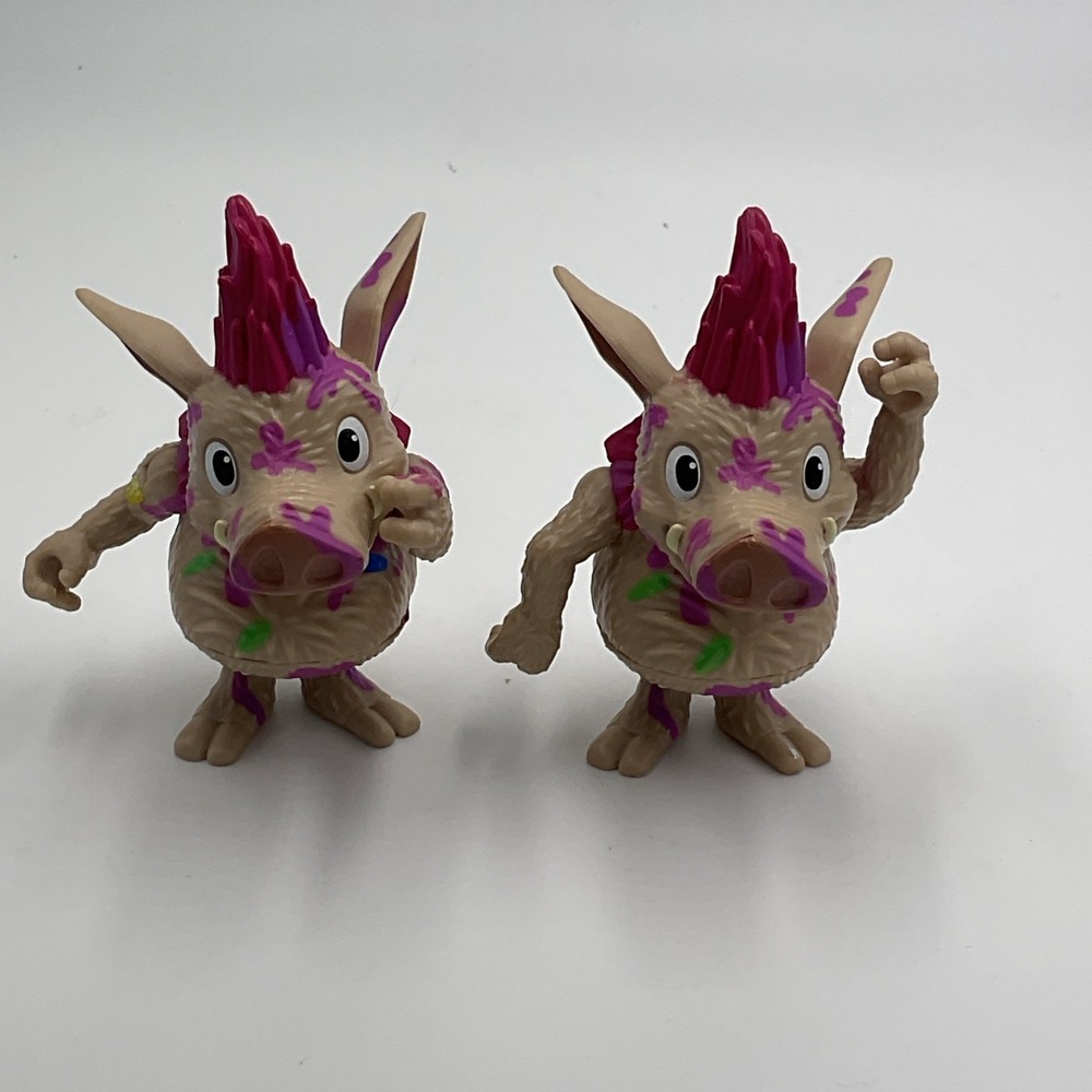 Lot Of 2 TMNT Ninja Turtle Mutant Mayhem Mini Tots BEBOP 2024 Figure Toy Ooze 3'